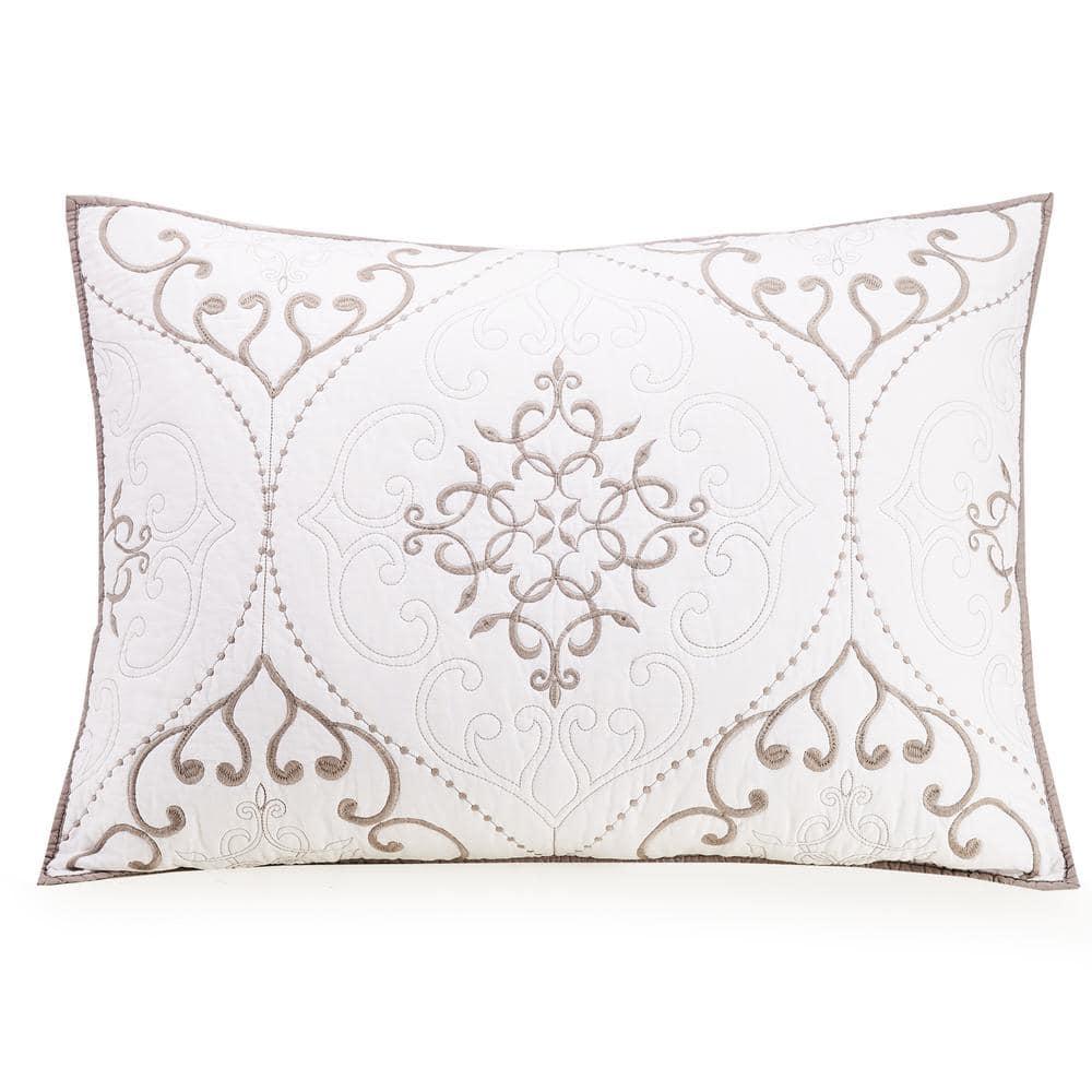 Modern Heirloom Chambers 3-Piece Embroidered Quilt Set