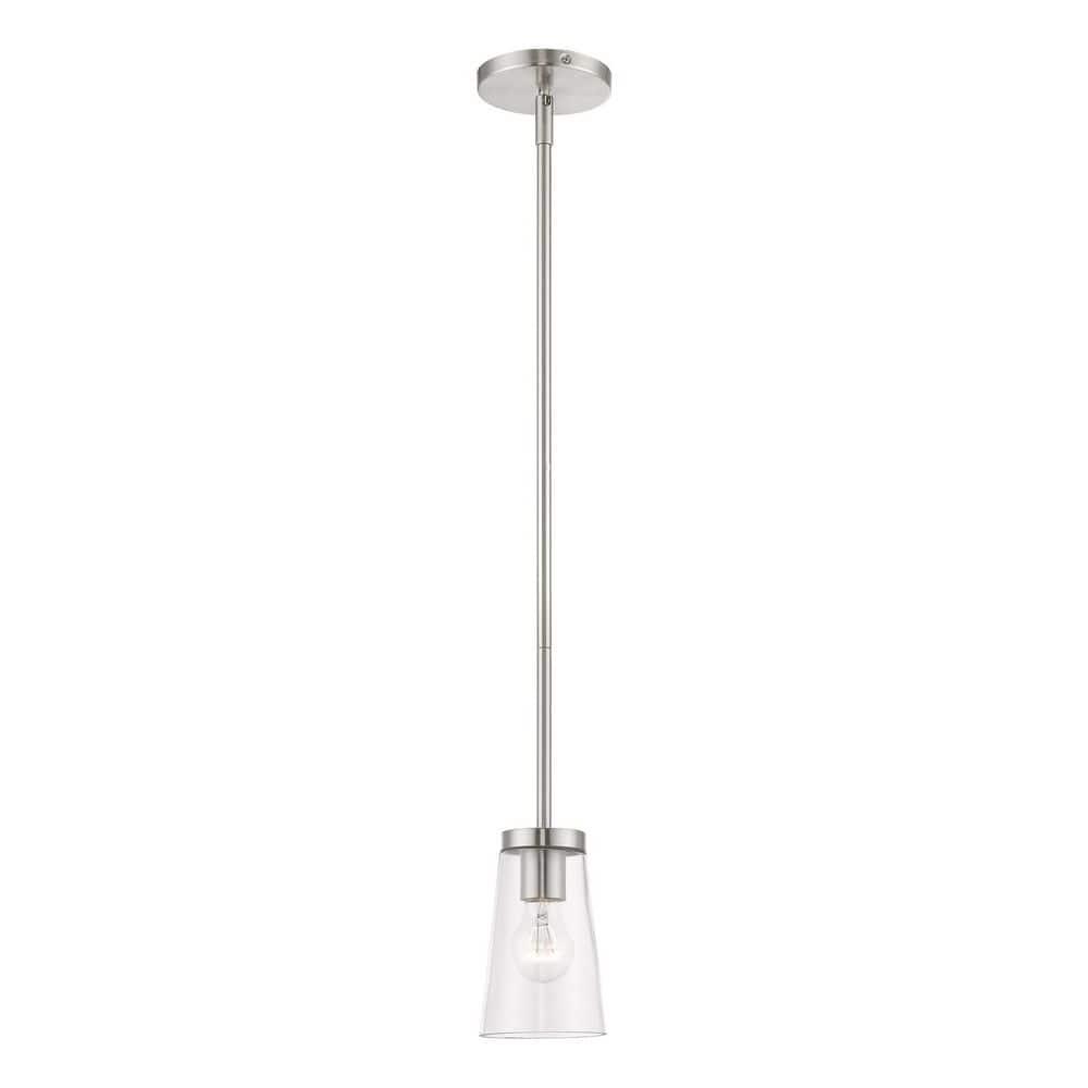 Livex Lighting Cityview 1 - Light Pendant in  Brushed Nickel