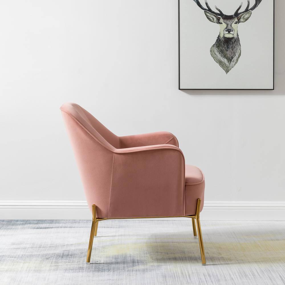 Cleo 26" Wide Contemporary Chair with Recessed Arms
