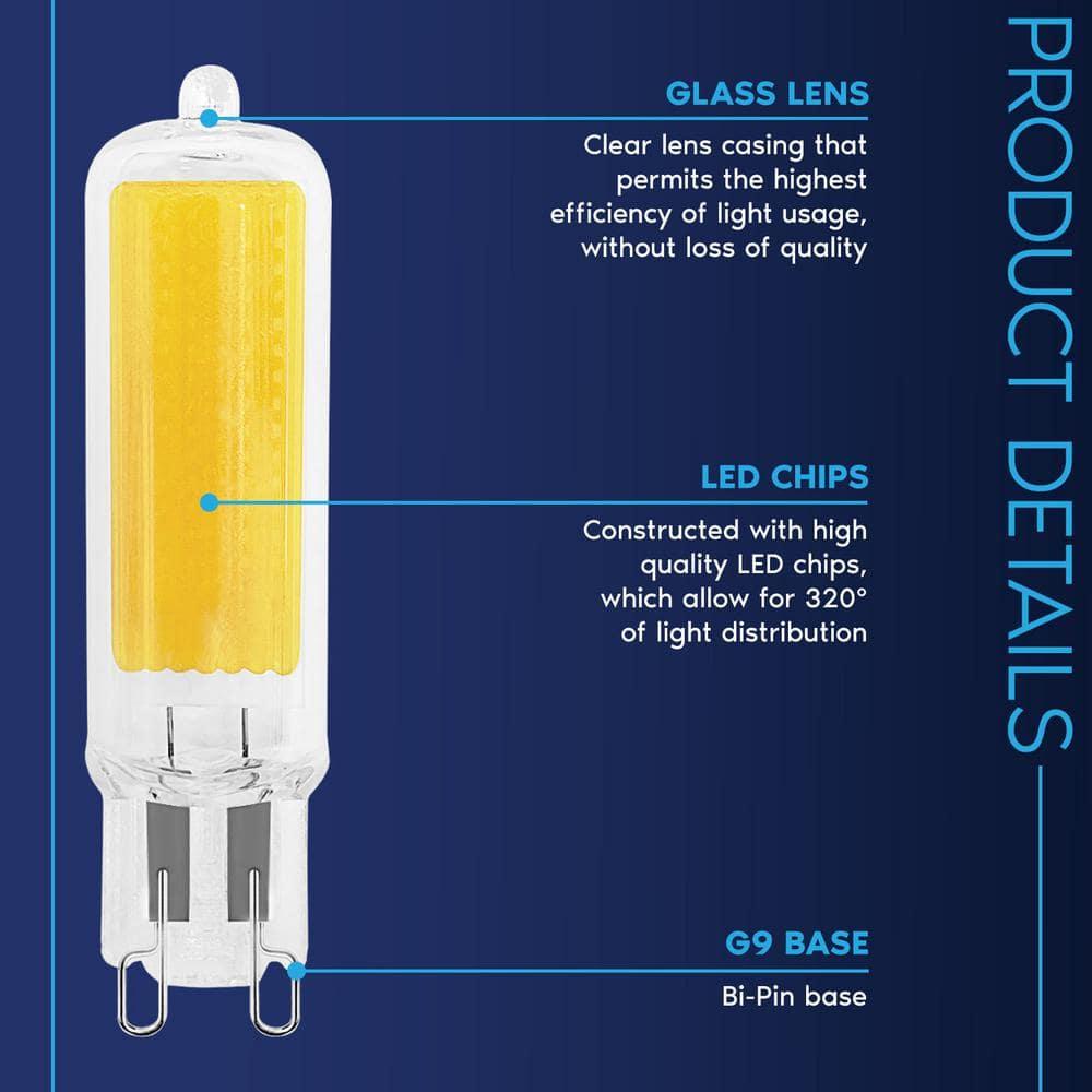 50 Watt Equivalent T4 G9/Bi-pin Dimmable LED Bulb