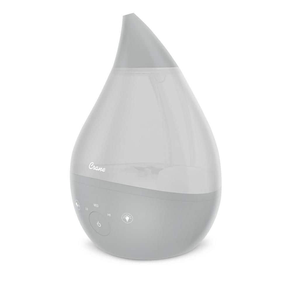 Crane USA Drop 2.0 , 4-in-1 Cool-Mist Humidifier with Aroma Tray & Sound Machine