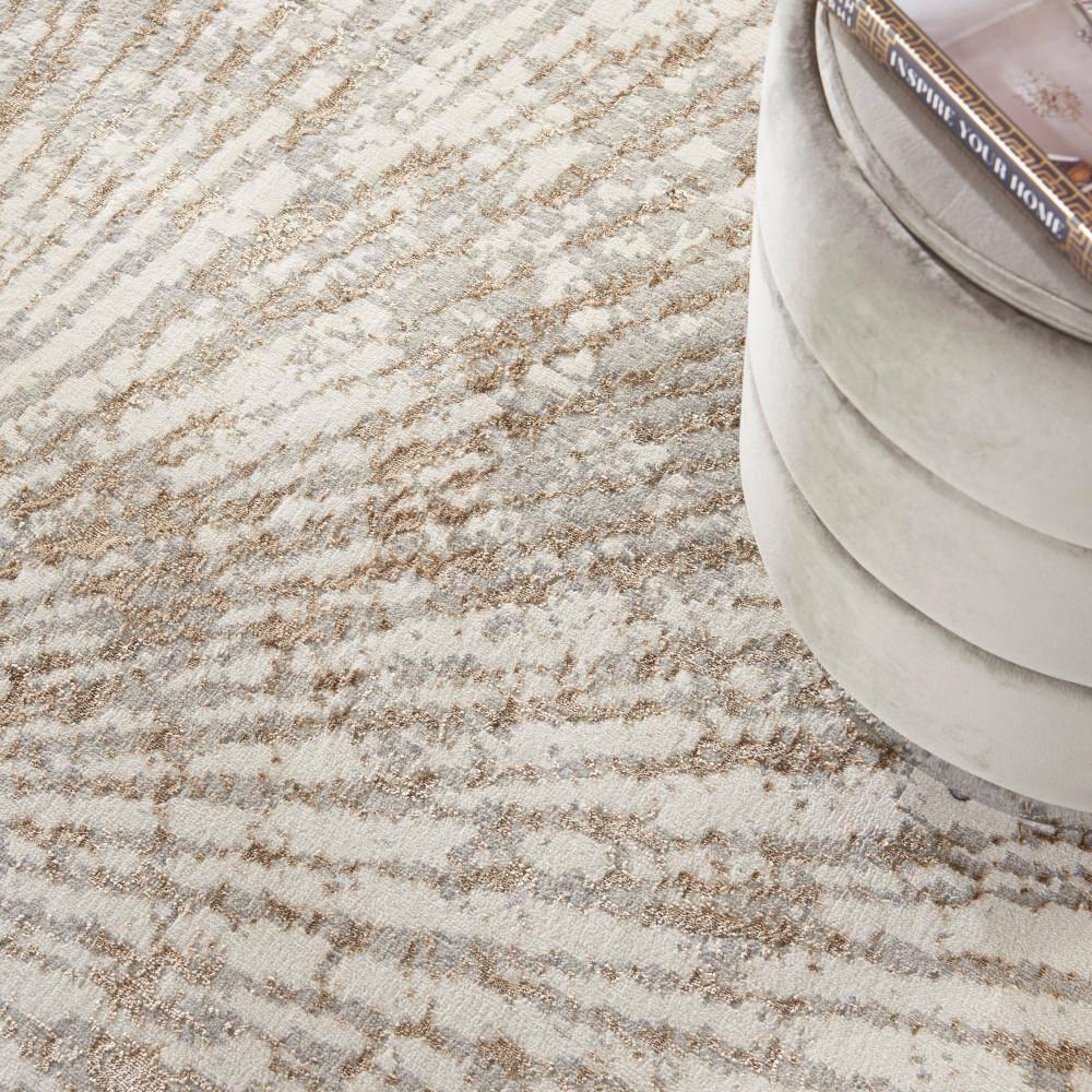 Wrought Studio™ Karlie Abstract Gray Area Rug