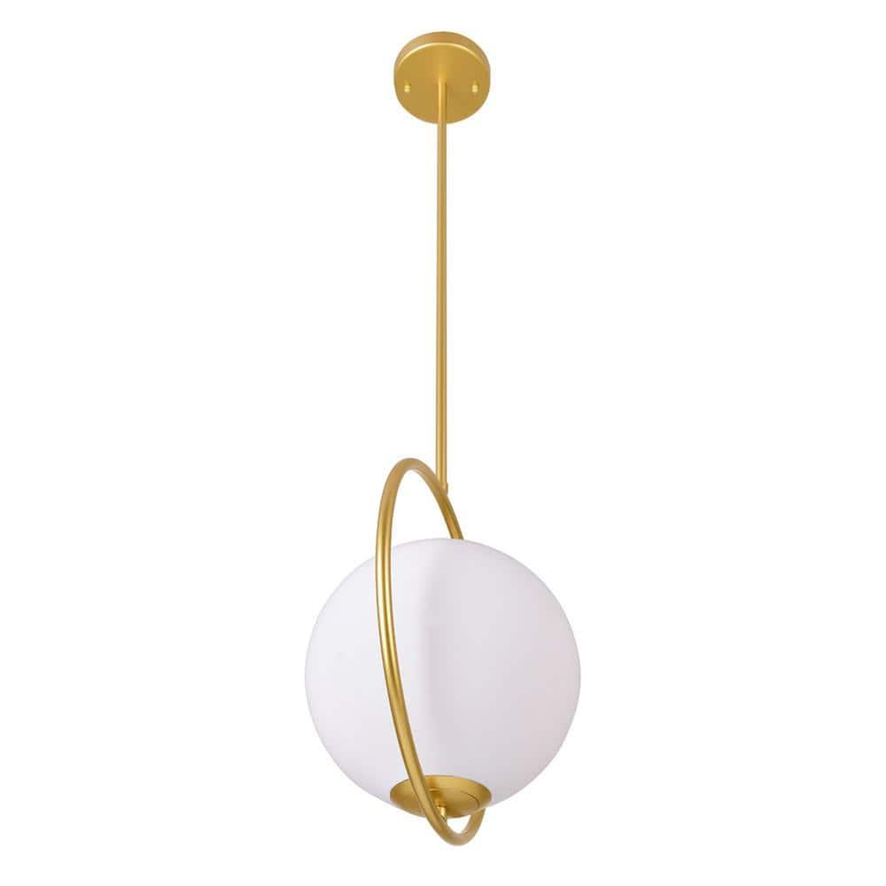 CWI Lighting Celeste 1 Light Contemporary Metal Mini Pendant in Gold