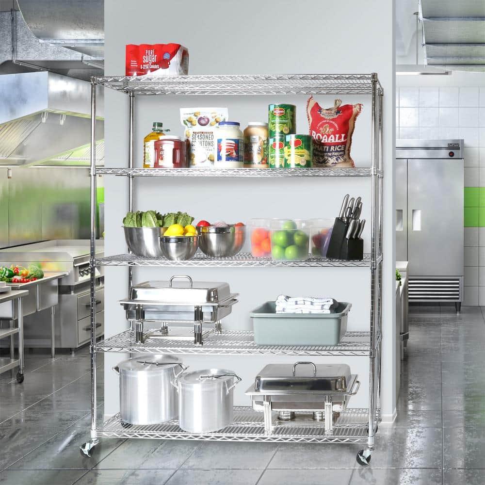 Wire Rolling Storage Cart