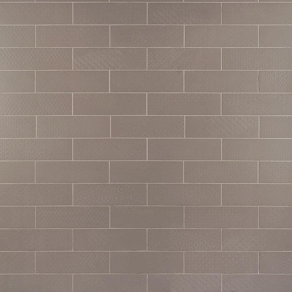 Bond Tile Fabricio 4 in. x 12 in. Matte Porcelain Subway Floor and Wall Tile (30 pieces / 8.72 sq. ft. / box)