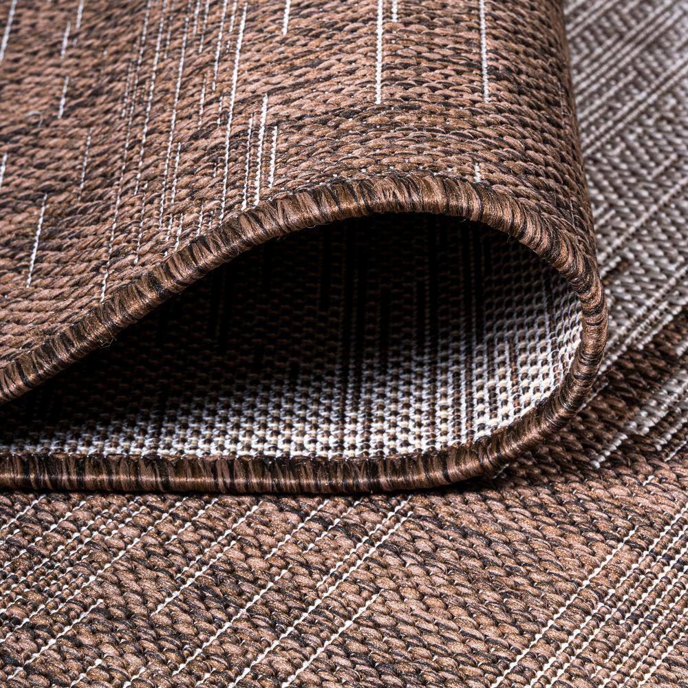 3'x5' Tavira Modern Strie' Indoor/Outdoor Area Rug, Brown/Beige - JONATHAN Y