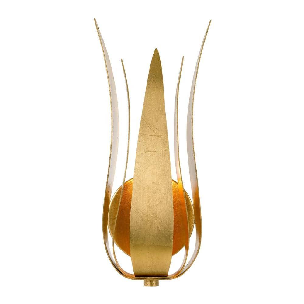 Crystorama Lighting Broche 1 - Light Sconce in  Antique Gold