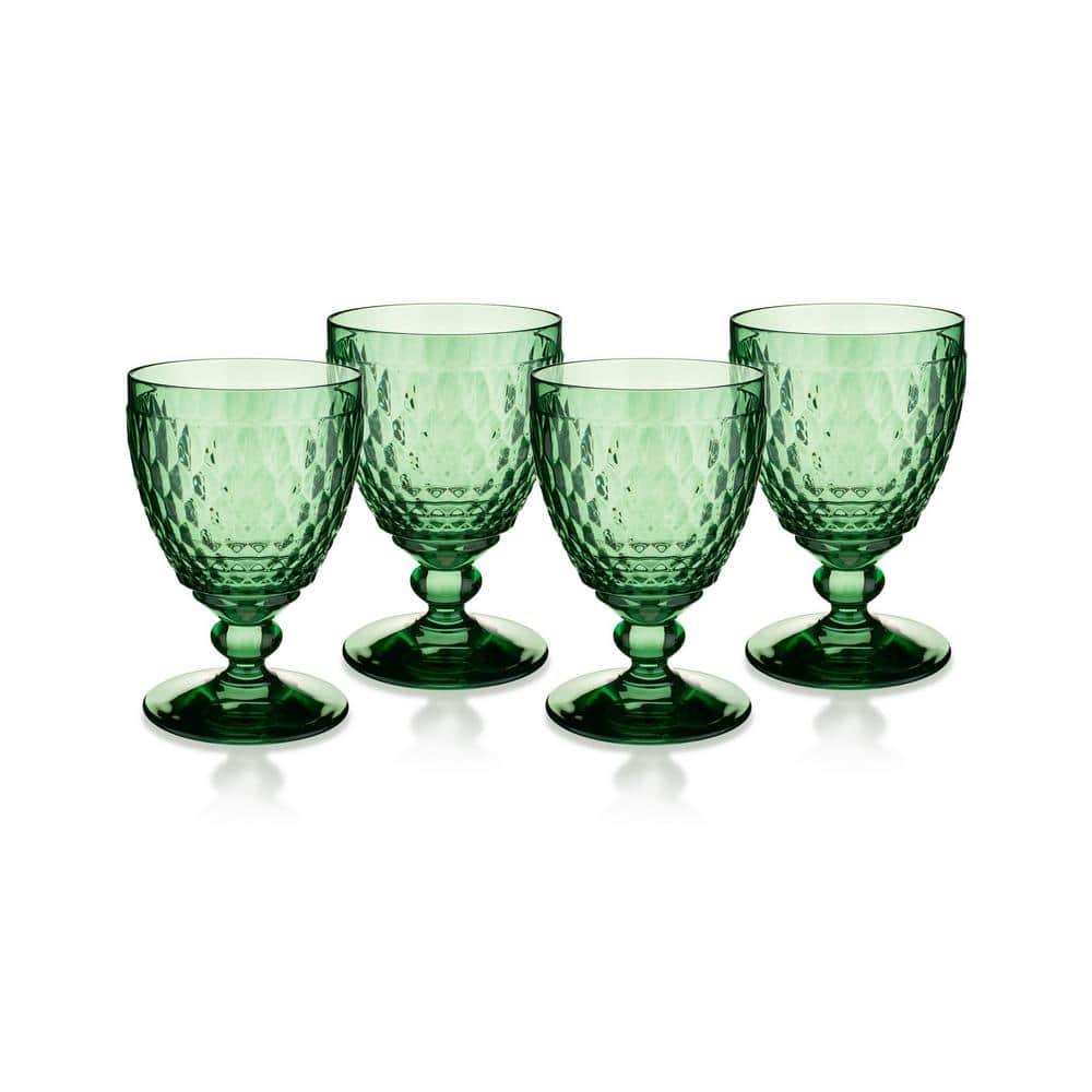 Villeroy & Boch Boston Colored Lead Free Crystal Goblet Set