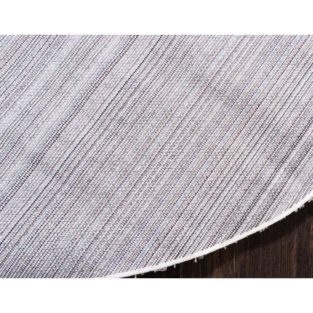 Unique Loom 6' 1 x 6' 1 Solid Shag Snow White Area Rug