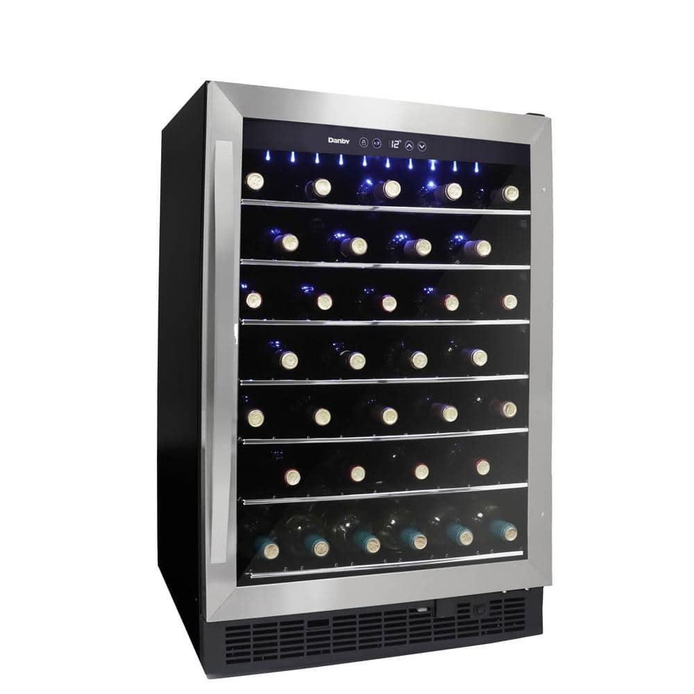 Danby Danby Single Zone 23.8'' Built-In 60 Bottle Wine Refrigerator with Reversible Door