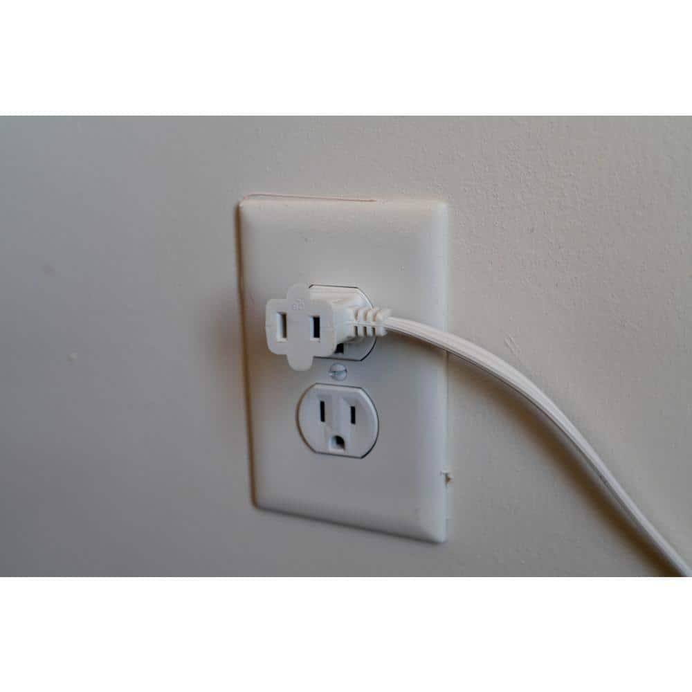 Woods Easy Switch Indoor 15 ft. L White Extension Cord 16/2 SPT-2