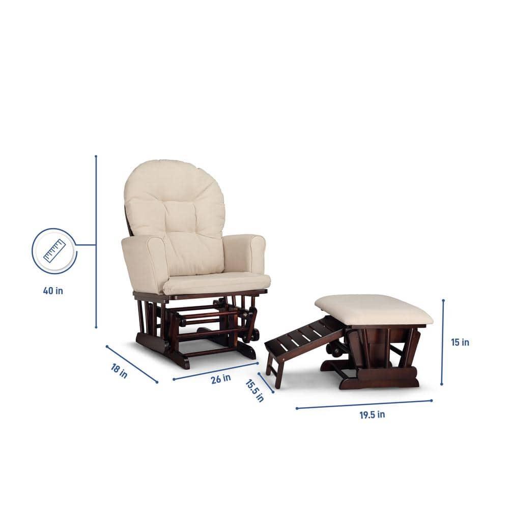 Parker Glider with Ottoman