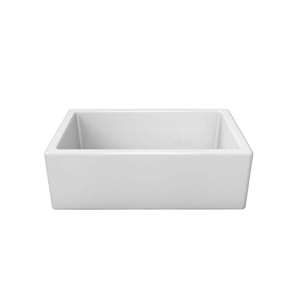 30'' L Farmhouse / Apron Single Bowl Quartz Kitchen Sink