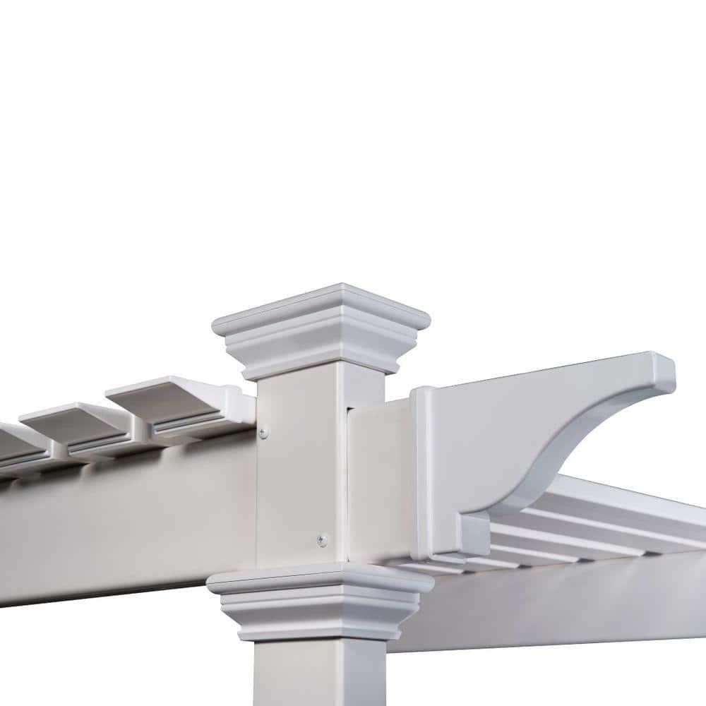 7.395 ft. x 3 ft. Vinyl Hampton Premium Outdoor Shower Enclosure Kit-(Unassembled 3-Box Unit)