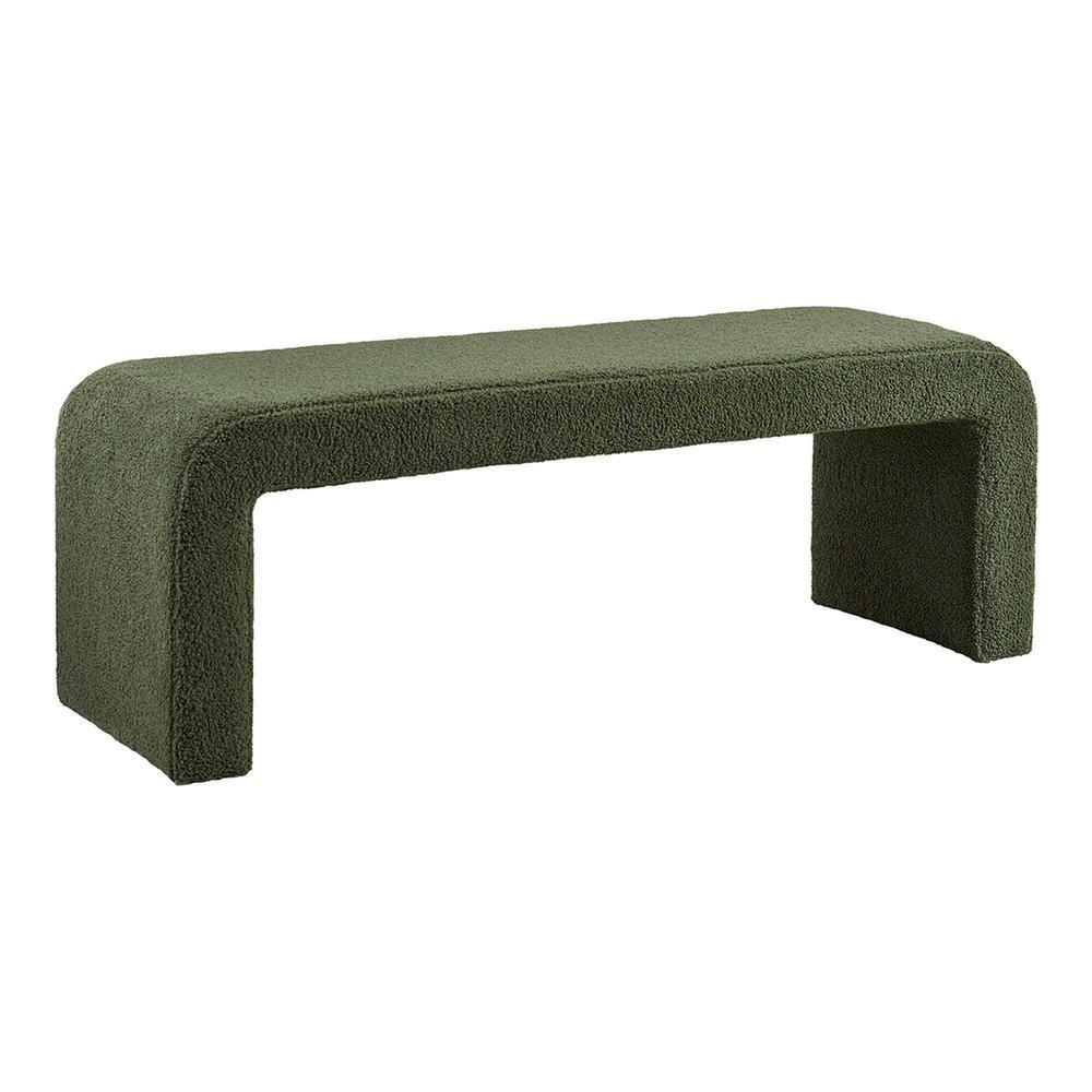 Everly Quinn Steve Boucle Waterfall Bench