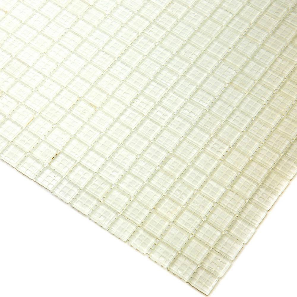 Skosh 0.6" x 0.6" Glass Grid Mosaic Wall & Floor Tile