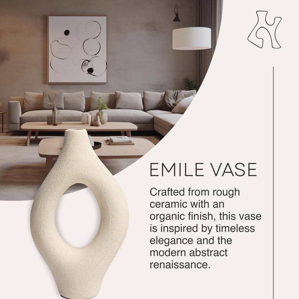 Villa Moda Villa Moda Emile Abstract Organic Decorative Modern Vase