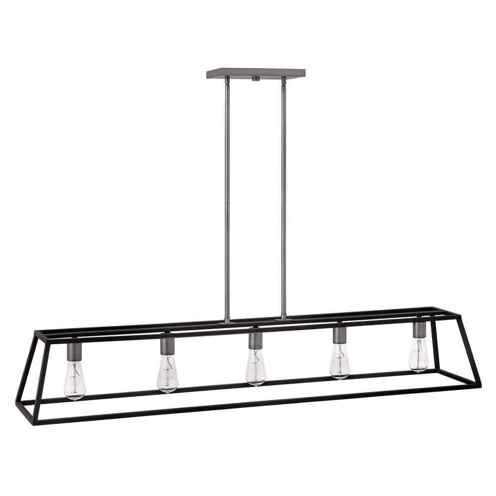 Burley Oak 5 - Light Kitchen Island Pendant