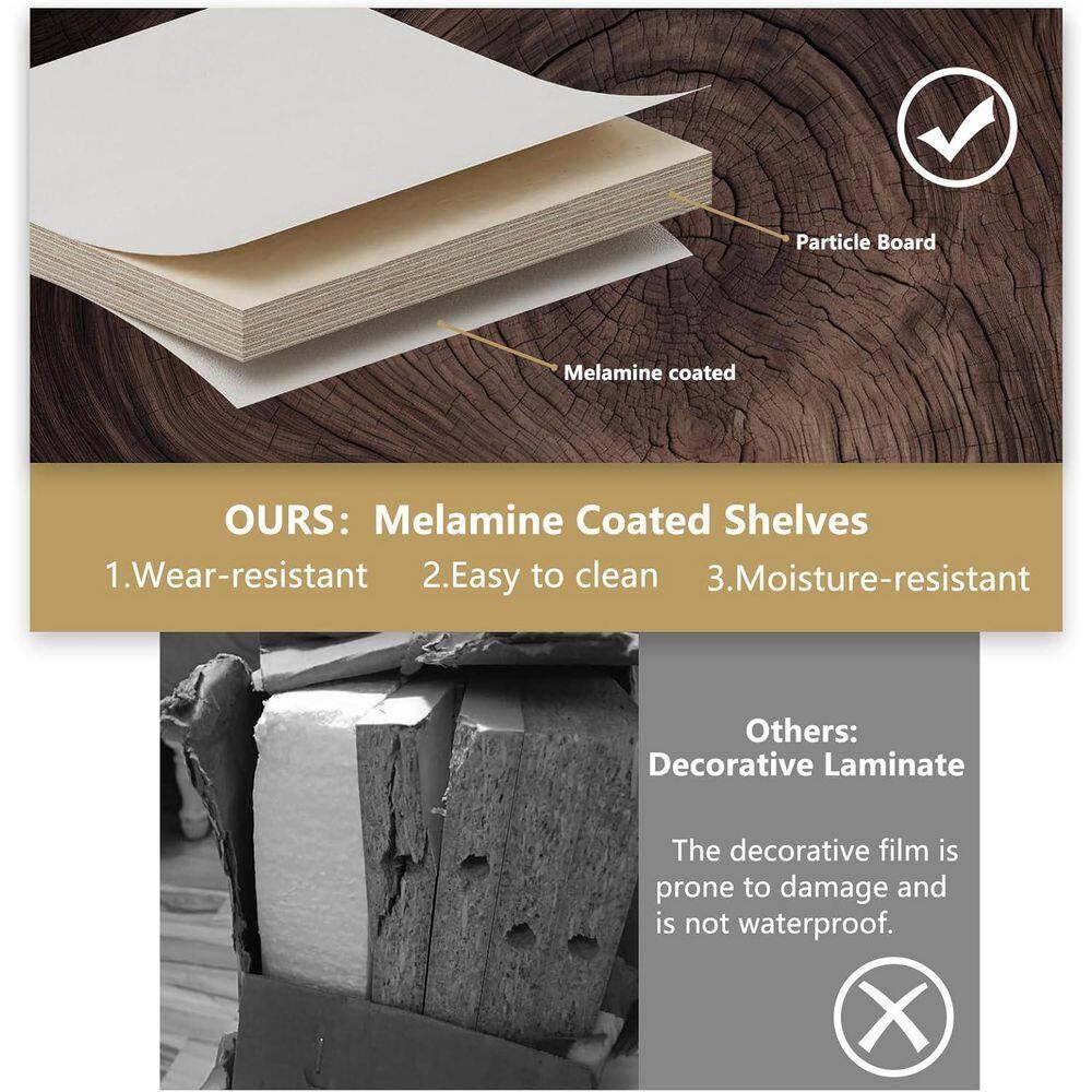 25.5 in. White Walk-in Modular Double Hanging Tower Unit with 1-Shelf, Wall Mount Wood Closet System