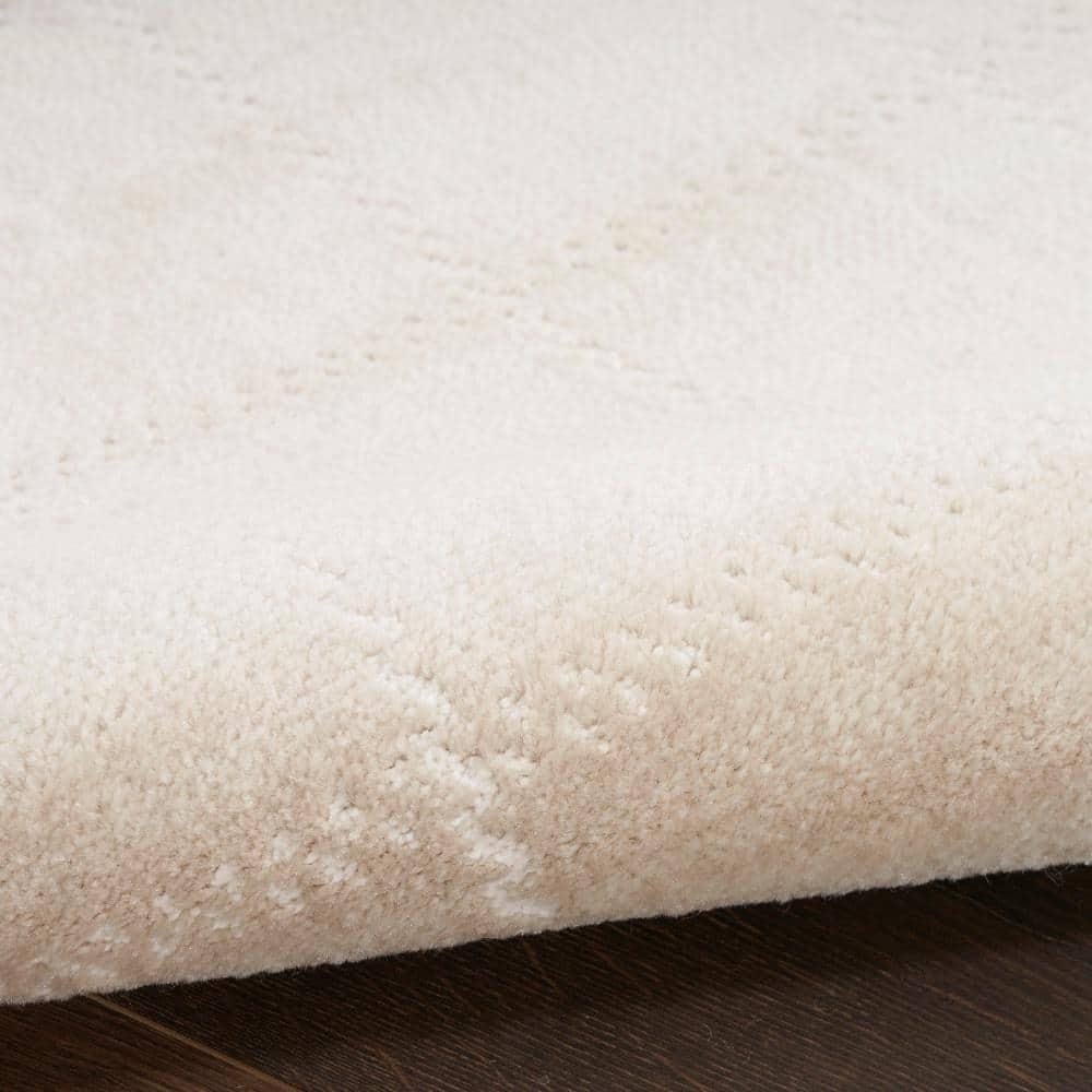 Nourison Serenity Home Contemporary Indoor Area Rug Ivory 5'3" x 7'3"