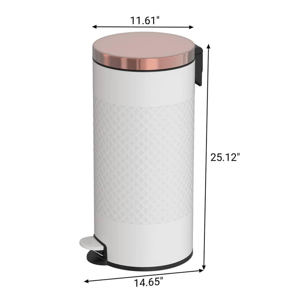 Innovaze Metal Step On Kitchen Trash Can - 8 Gallons