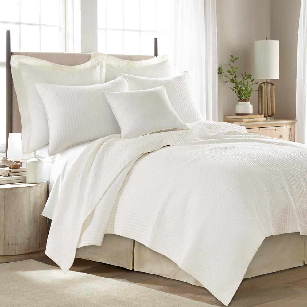 Faux Linen Cal King Dust Ruffle - Levtex Home