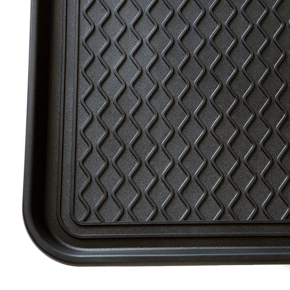 Boot Tray Muddy Shoes Plastic Utility Paint Drip Mat 30 x 15 Inches