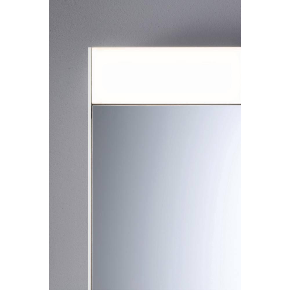 Surface Mount Frameless 1 Door Medicine Cabinet with 2 Shelves and LED Lighting