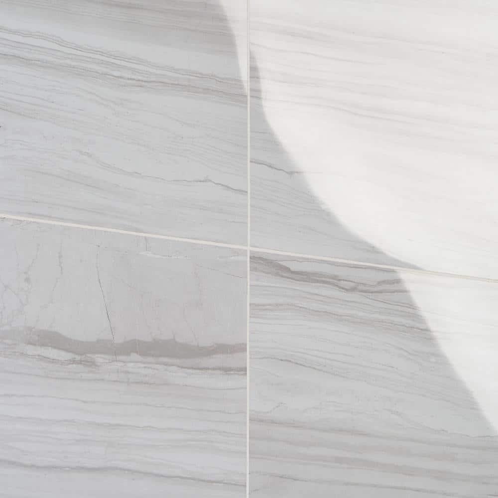 Bond Tile 12" x 24" Polished Marble Look Porcelain Floor and Wall Tile