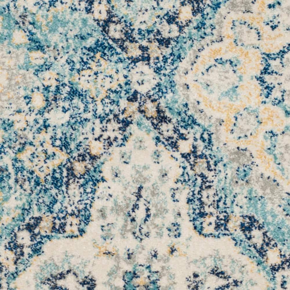Evoke EVK274 Power Loomed Indoor Accent Rug - Light Blue/Ivory - 2'2"x4' - Safavieh