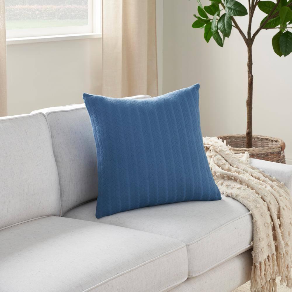 Mina Victory EE255-018018 Cotton Reversible Pillow Cover