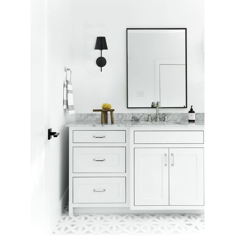 Crystorama Xavier 1 Light Matte Black Wall Mount - 6'' W x 15'' H x 7'' D