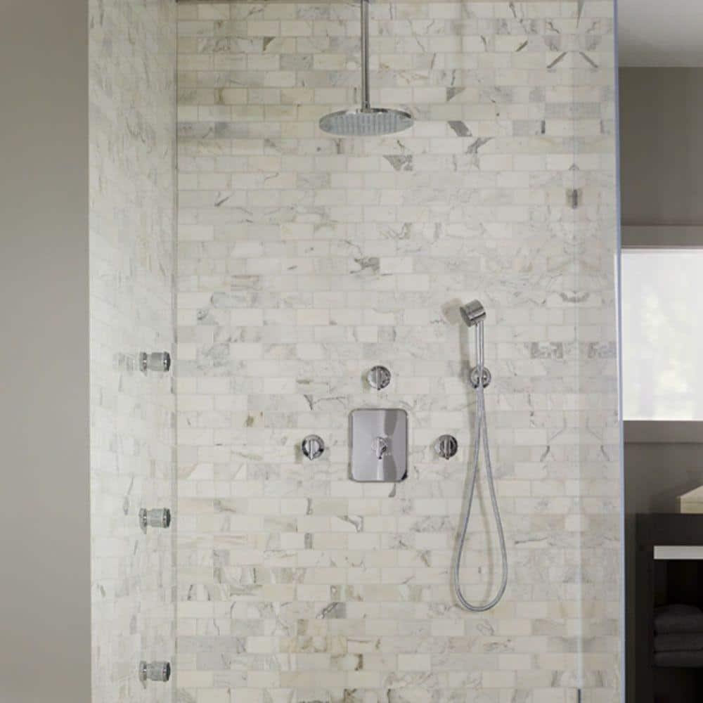 Rain American Standard Ceiling Mount Rain Shower Head Shower Arm 6 inch