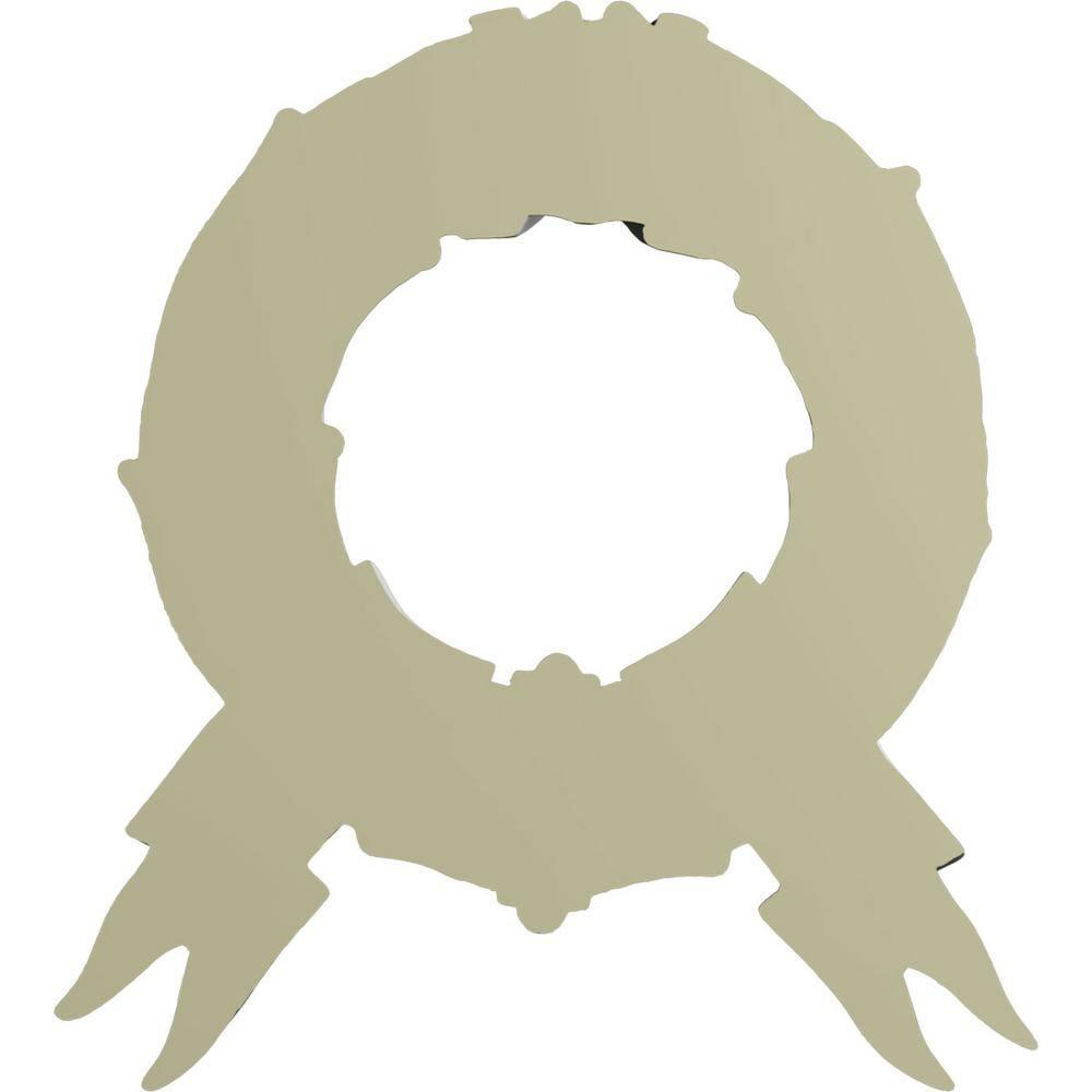 Wreath 11.38'' H x 10.25'' W x 1'' D Urethane Onlay Scroll
