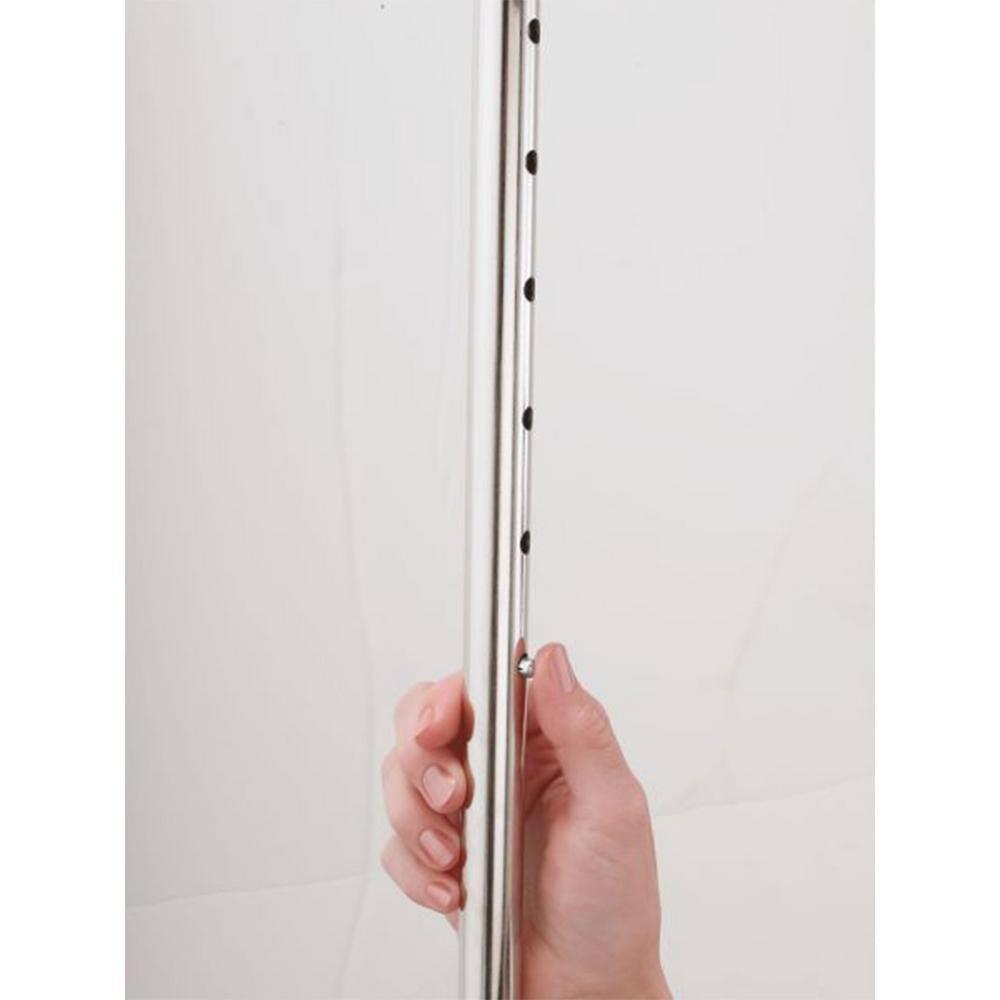 Rev-A-Shelf 26"-35" Pull Down Adjustable Side Mounted Closet Rod for Kitchen/ Bathroom Cabinets with Telescoping Handle & Hardware, Chrome, CPDR-2635