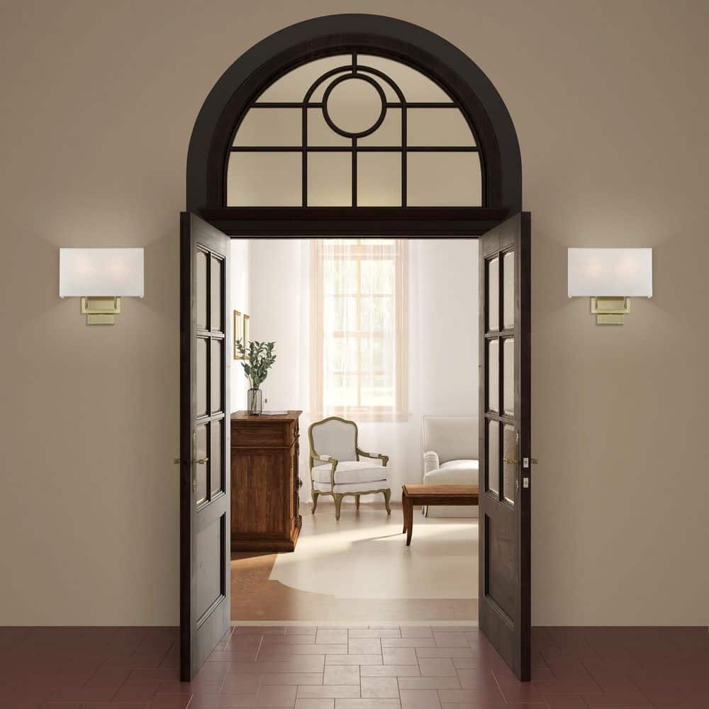 Livex Lighting Pierson 2 - Light Wall Light in  Antique Brass