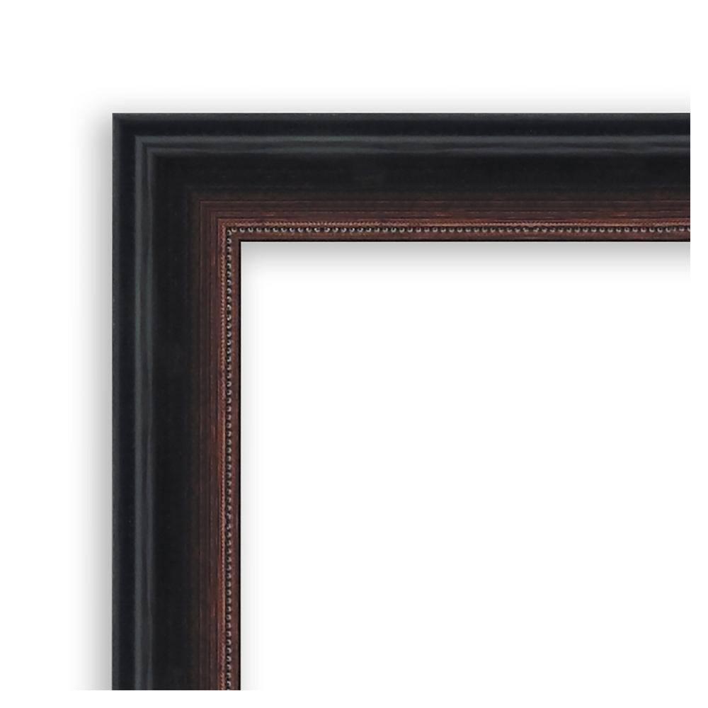 Amanti Art Salon Scoop Red Black Wood Picture Frame Opening Size 22x28 in.