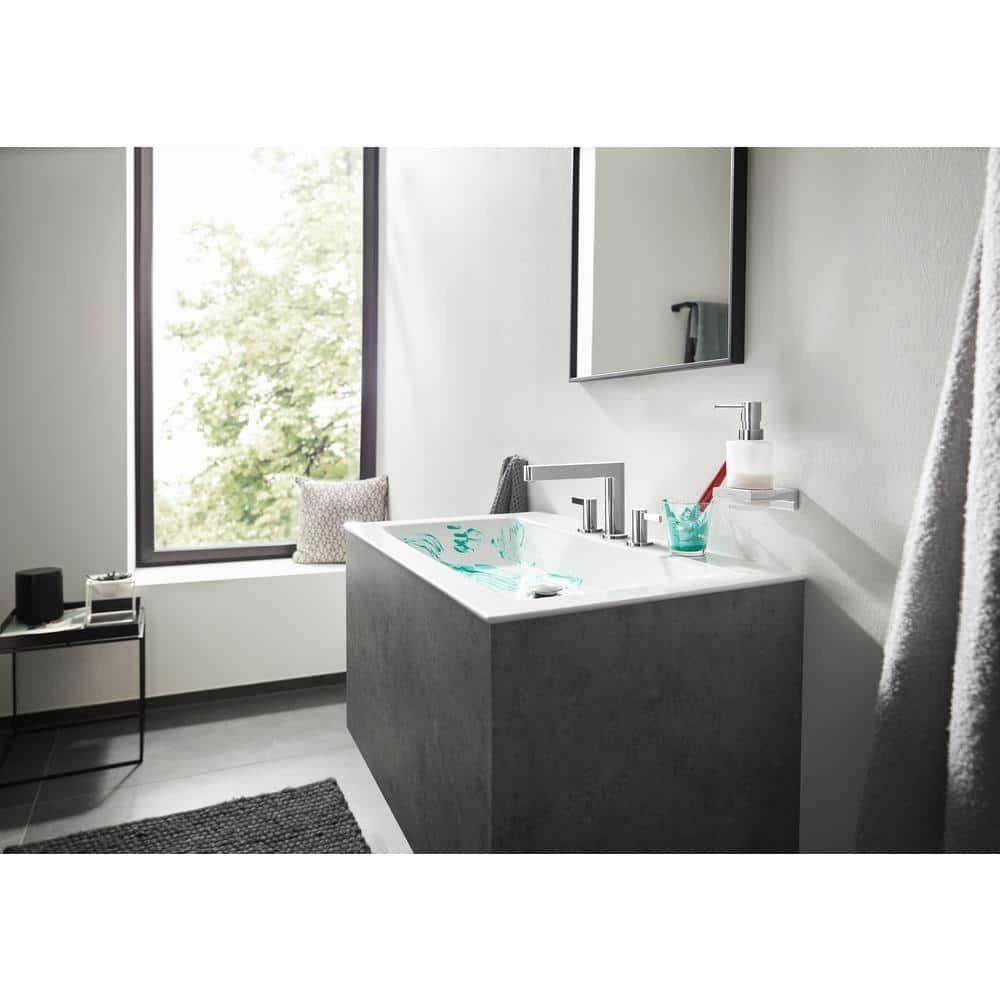 hansgrohe Finoris Widespread Faucet 110 with Pop-up Drain, 1.2 GPM
