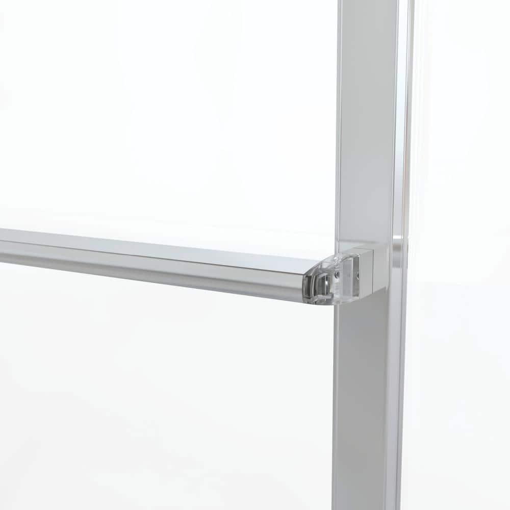 Basco Deluxe 57" W x 71.5" H Bypass Framed Shower Door DLXH05A5971OBBN