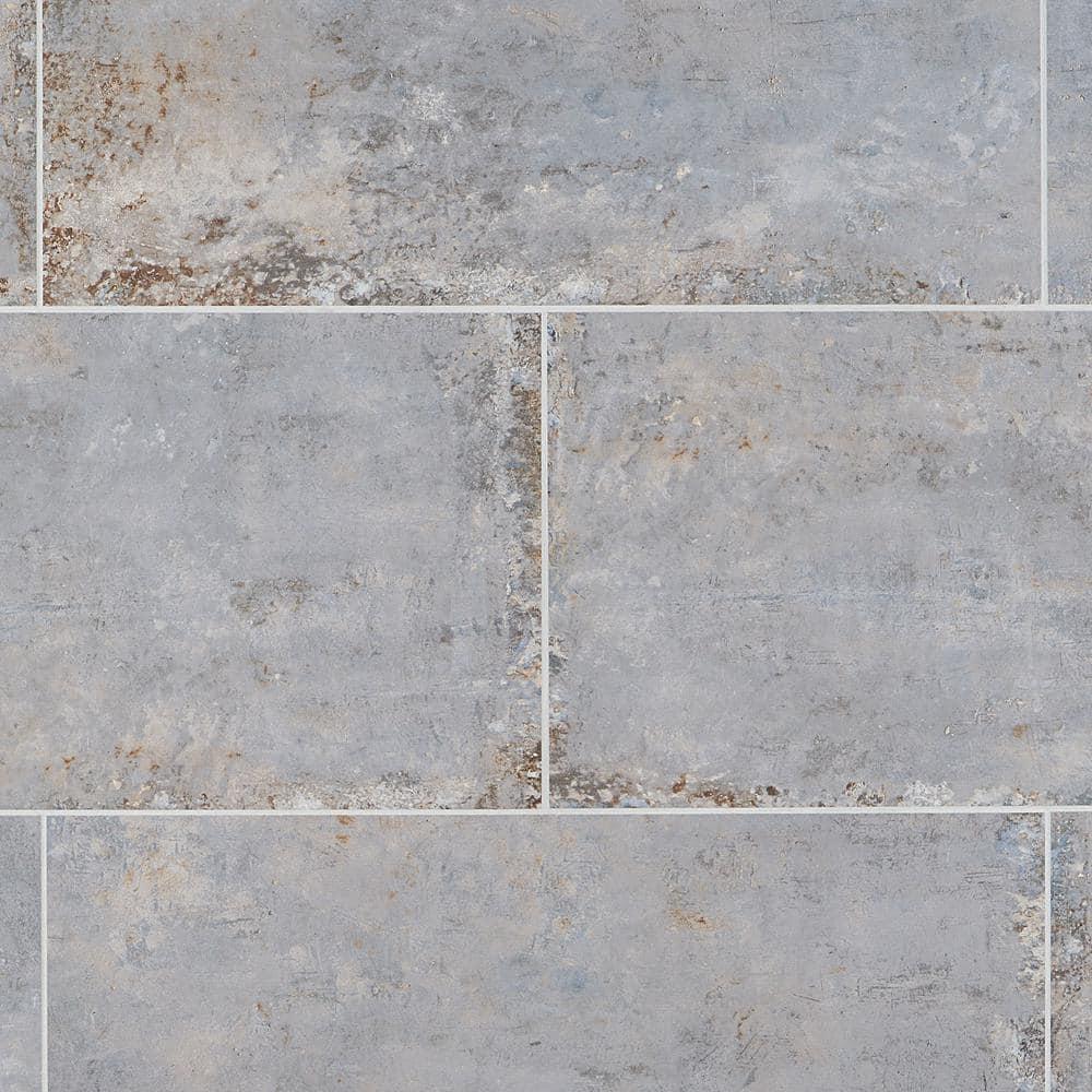 Mantis 11.81 in. x 23.62 in. Matte Porcelain Concrete Look Floor and Wall Tile (13.55 Sq. Ft./Case)