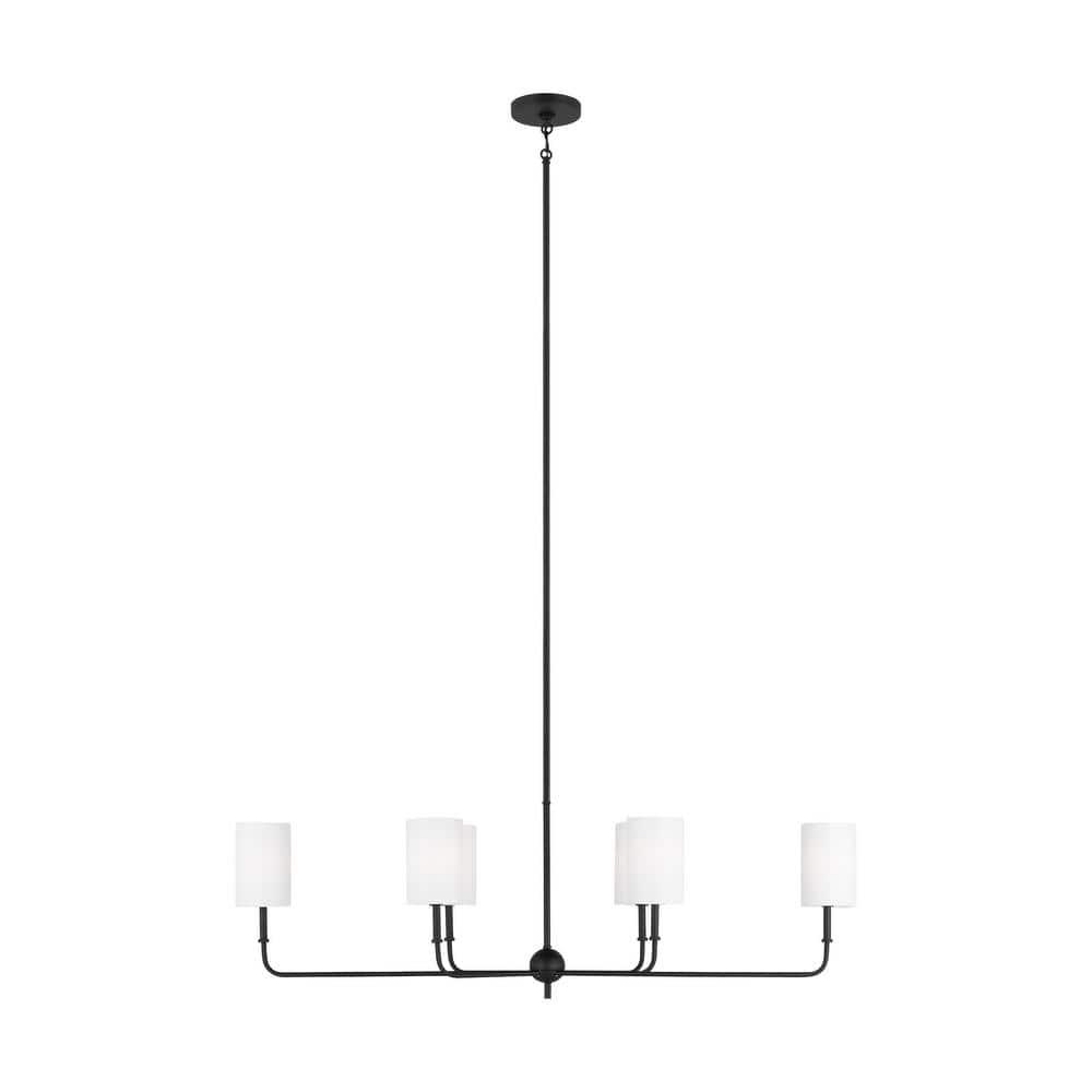 Legrand Linear Chandelier - Black / 44"W