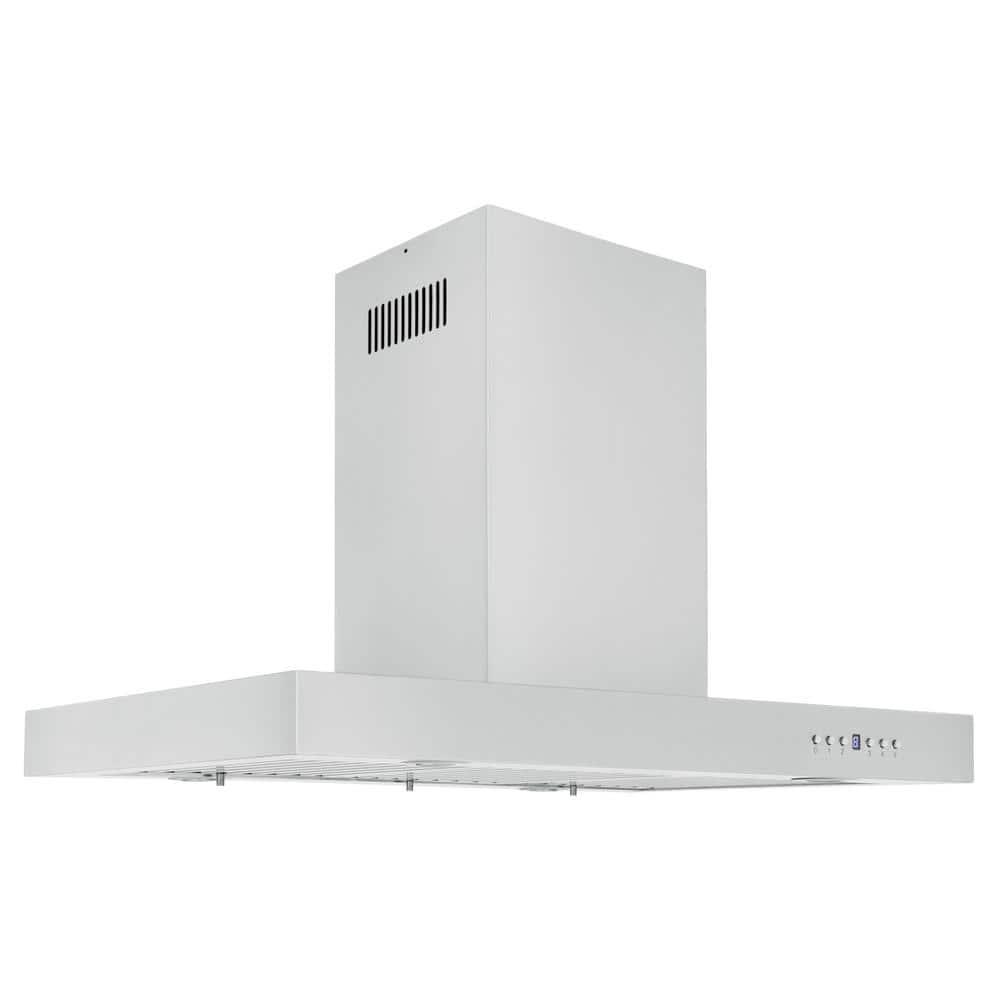 ZLINE ZLINE 36 in. Convertible Vent Isl& Mount Range Hood in Stainless Steel (KE2i-36)