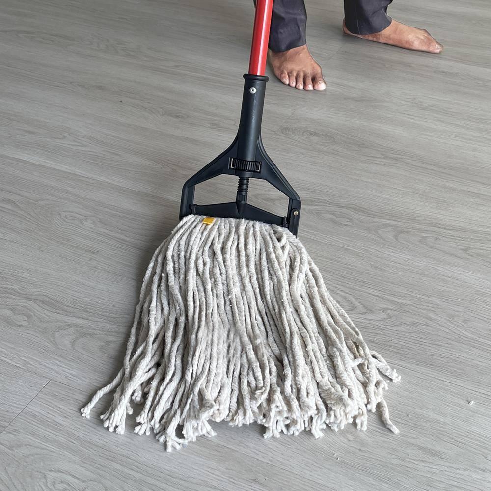 Natural Cotton String Mop Head Refill Pack, 11-inch Length