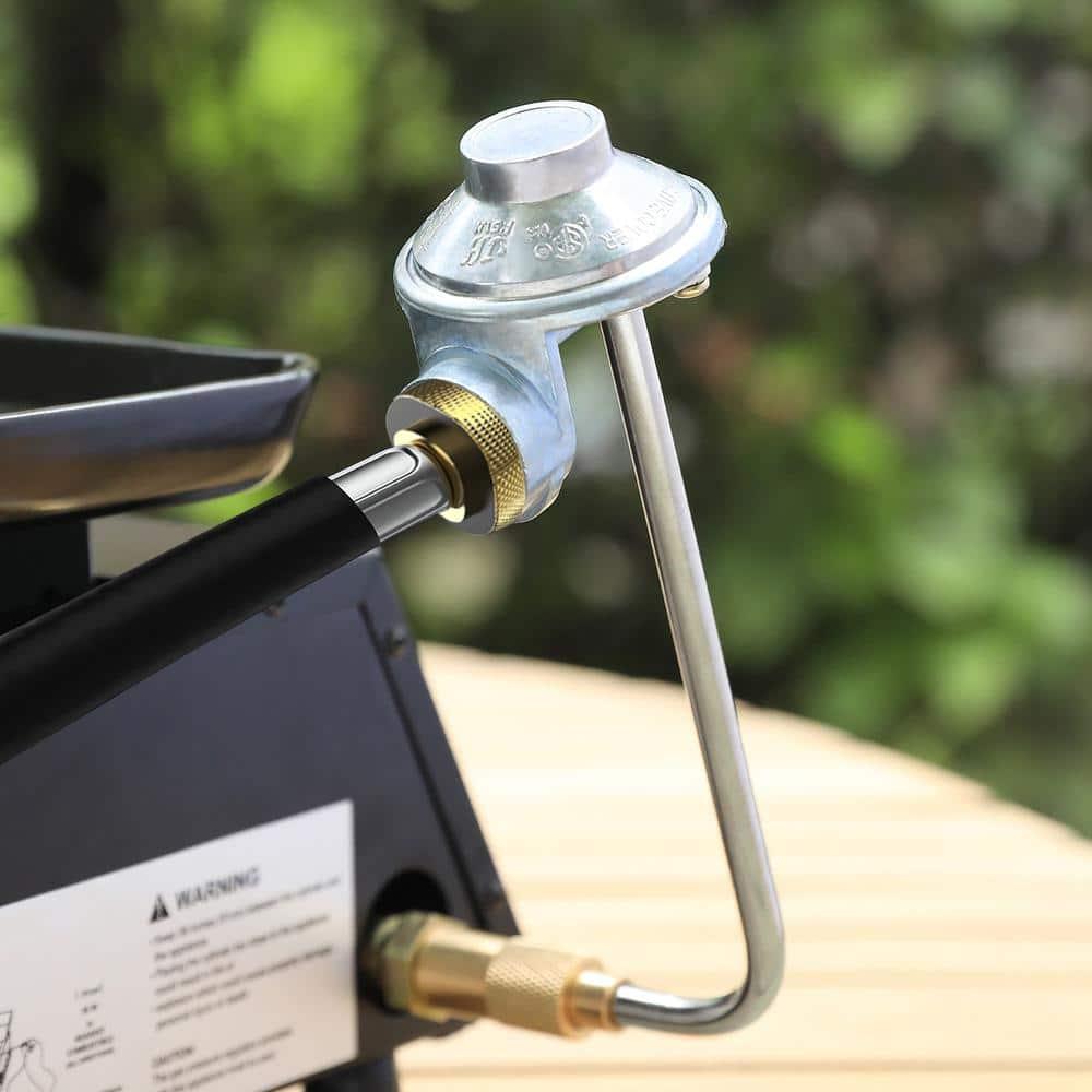 Royal Gourmet Royal Gourmet 5 Feet Propane Hose Adaptor, 1 Lb Portable Appliance to 20 Lb Lp Tank Converter with Type 1 Connection, Black