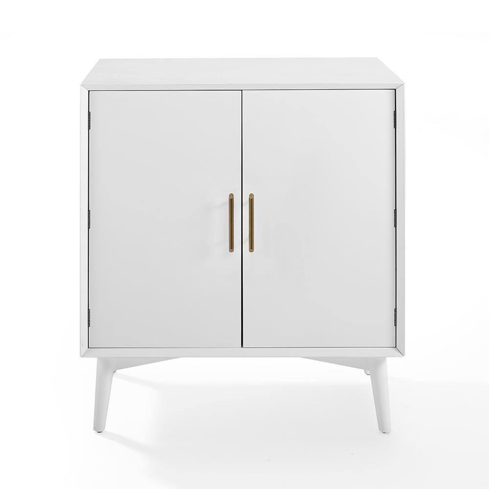 Crosley Landon 2 Door Bar Cabinet in White