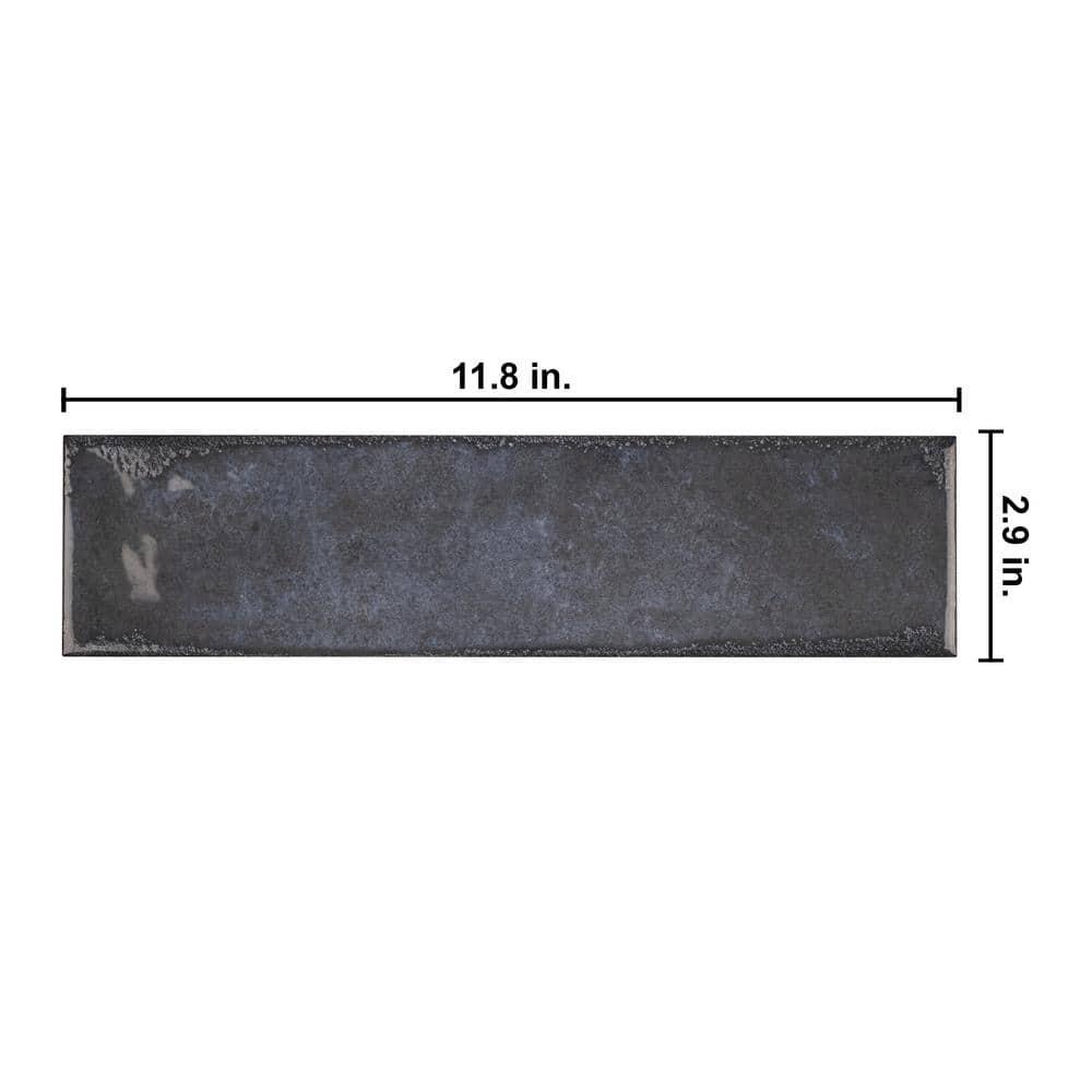 Iris 3" x 12" Ceramic Subway Wall Tile