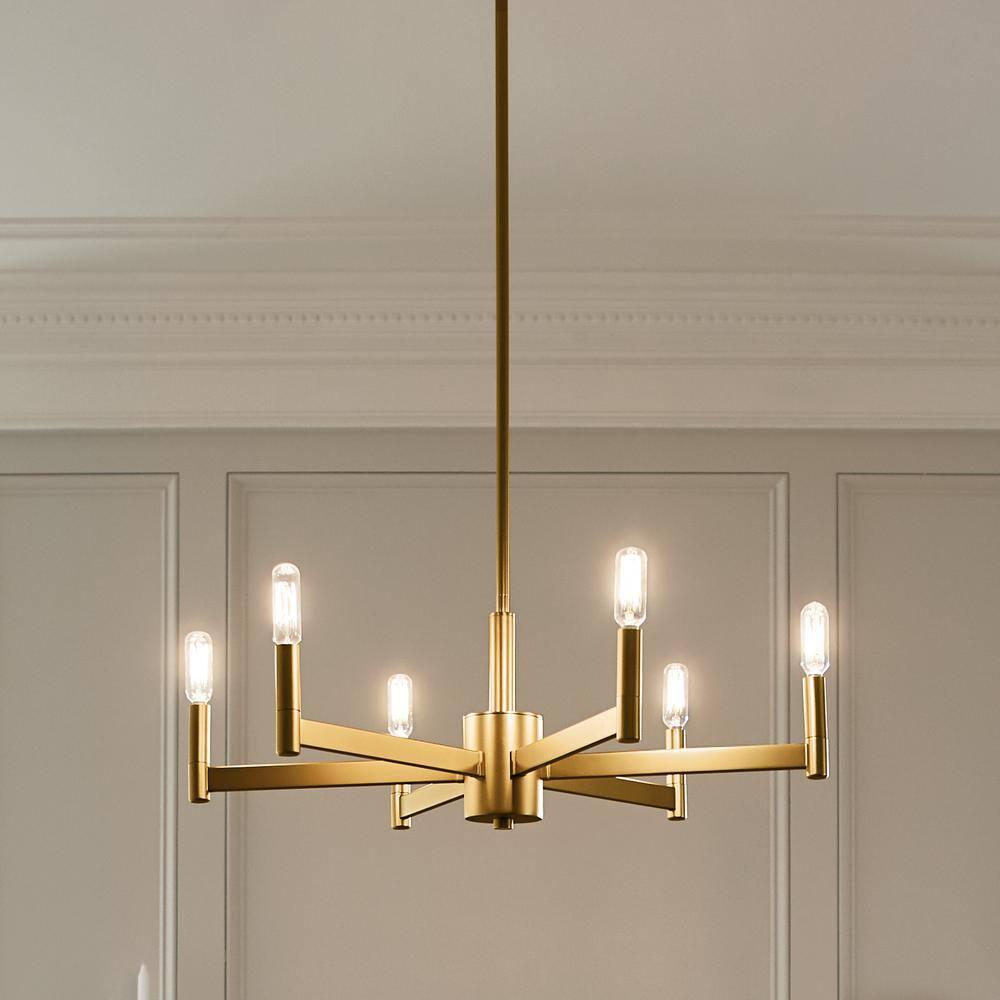 Tuscany 8 Light Metal Dimmable Chandelier