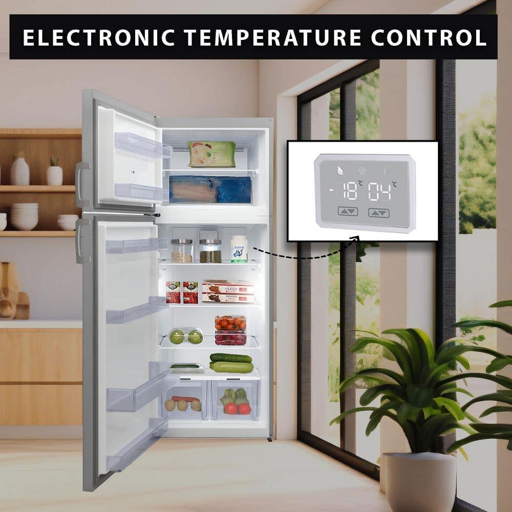 Equator Advanced Appliances Equator 14.3 cf Stainless Refrigerator-Freezer Top Mount Frost Free E-Star Europe RF 142 S