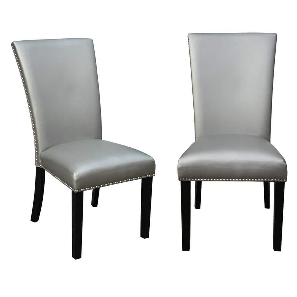 Camila Rectangle Dining Set 7pc - Silver Chairs