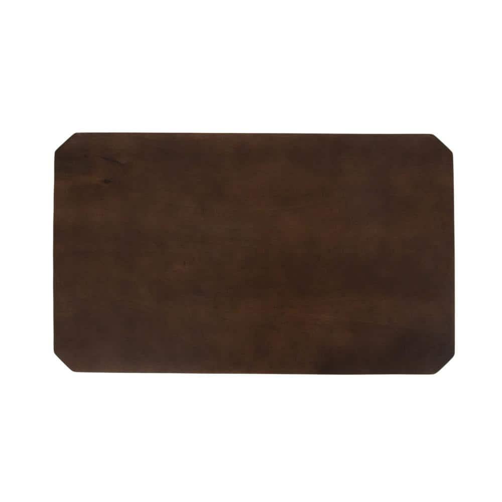 Kate and Laurel Talcott Wood Side Table, 22x14x26, Mocha